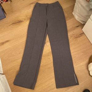 Grey High Waisted Trousers